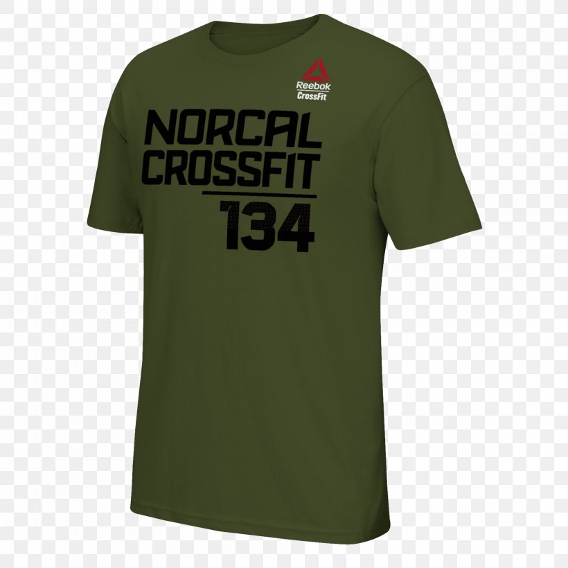 T-shirt Sports Fan Jersey Sleeve Logo Font, PNG, 2000x2000px, Tshirt, Active Shirt, Brand, Clothing, Green Download Free