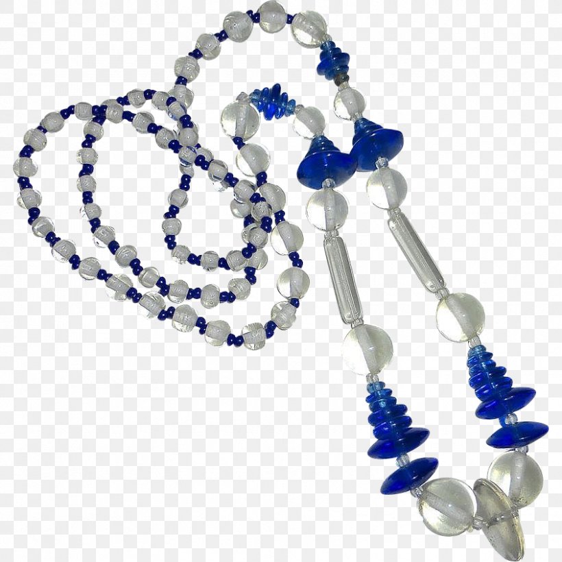 Cobalt Blue Bead Bracelet Gemstone Necklace, PNG, 844x844px, Cobalt Blue, Art, Art Deco, Bead, Blue Download Free