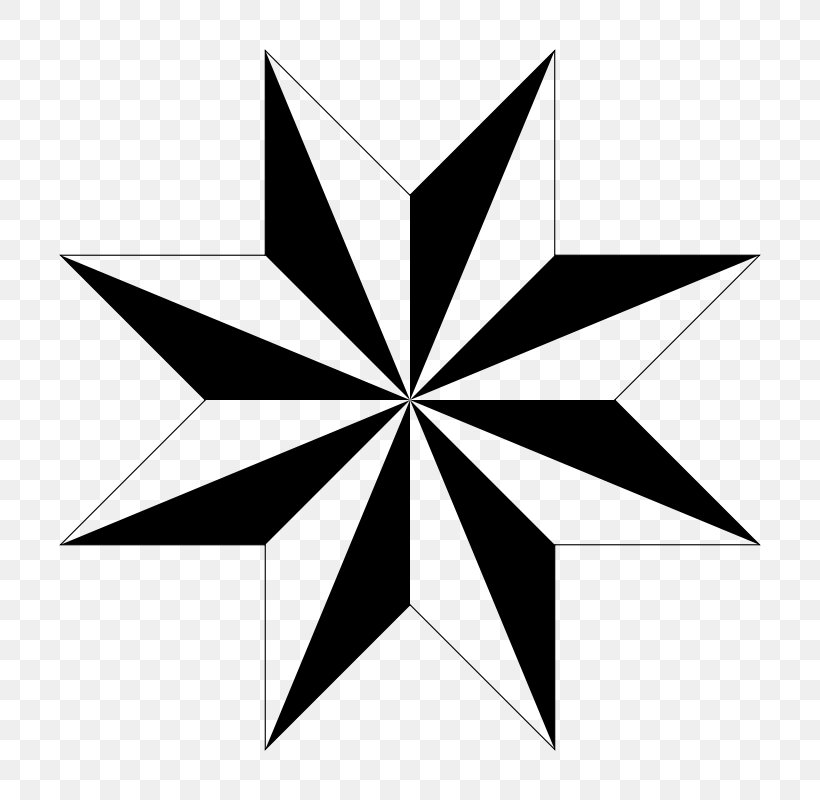 Star Polygon Clip Art, PNG, 800x800px, Star Polygon, Area, Artwork, Black, Black And White Download Free