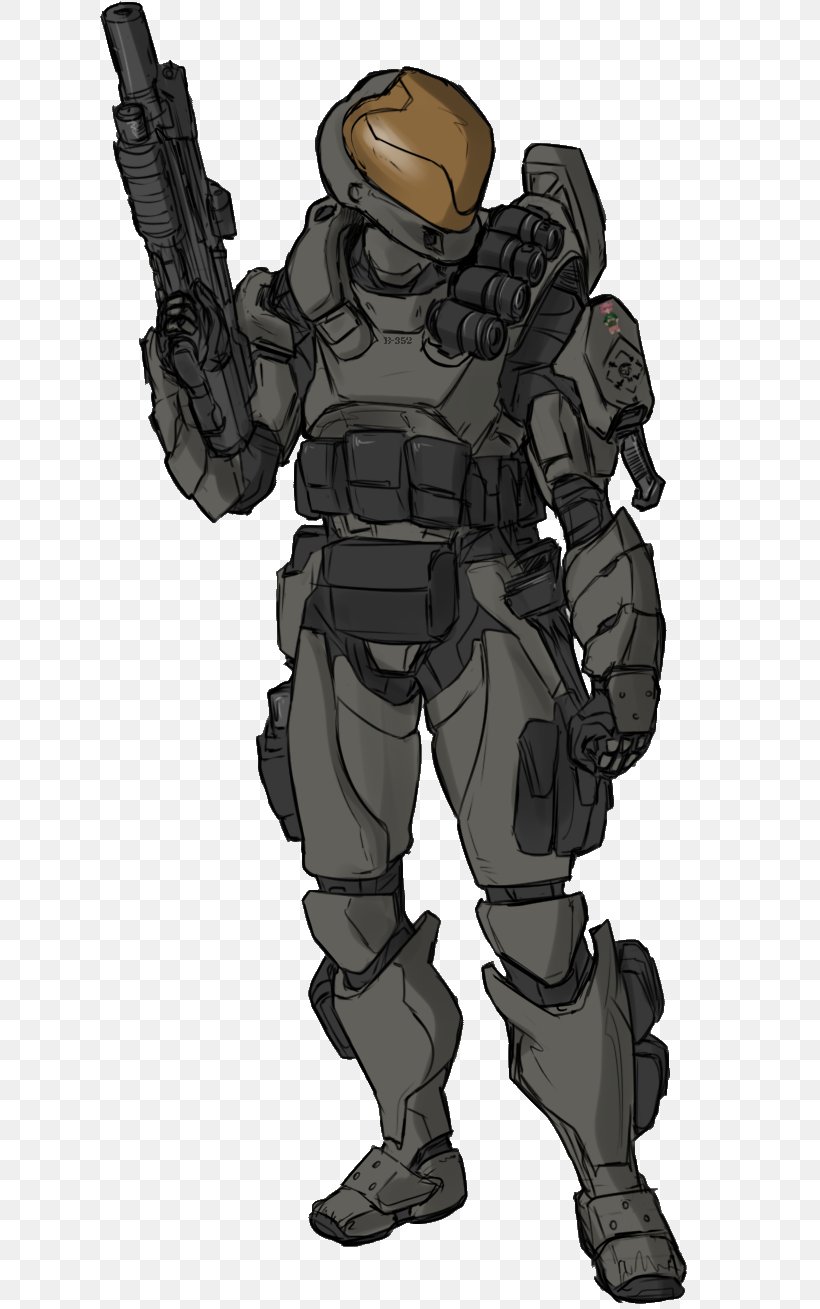 Halo 3: ODST Spartan Factions Of Halo Halo: The Flood, PNG, 649x1309px ...