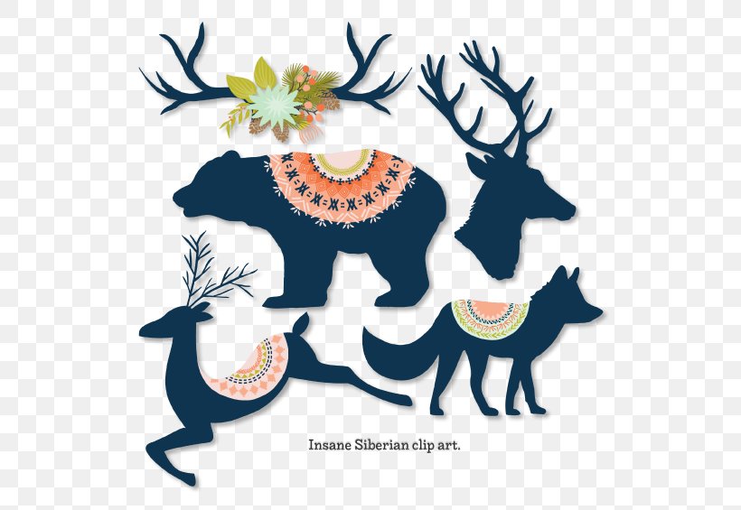Reindeer Sticker Clip Art, PNG, 560x565px, Reindeer, Antler, Antler Luggage, Art, Deer Download Free