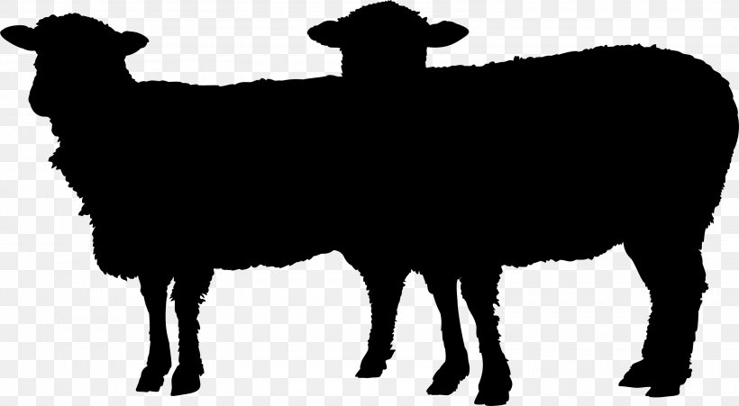 Sheep Cattle Goat Mammal Clip Art, PNG, 3000x1651px, Sheep, Bovine, Bull, Cattle, Cowgoat Family Download Free