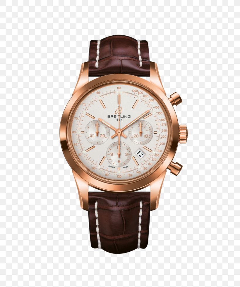 Breitling SA Breitling Transocean Chronograph Watch Gold, PNG, 580x982px, Breitling Sa, Brown, Carl F Bucherer, Chronograph, Gold Download Free