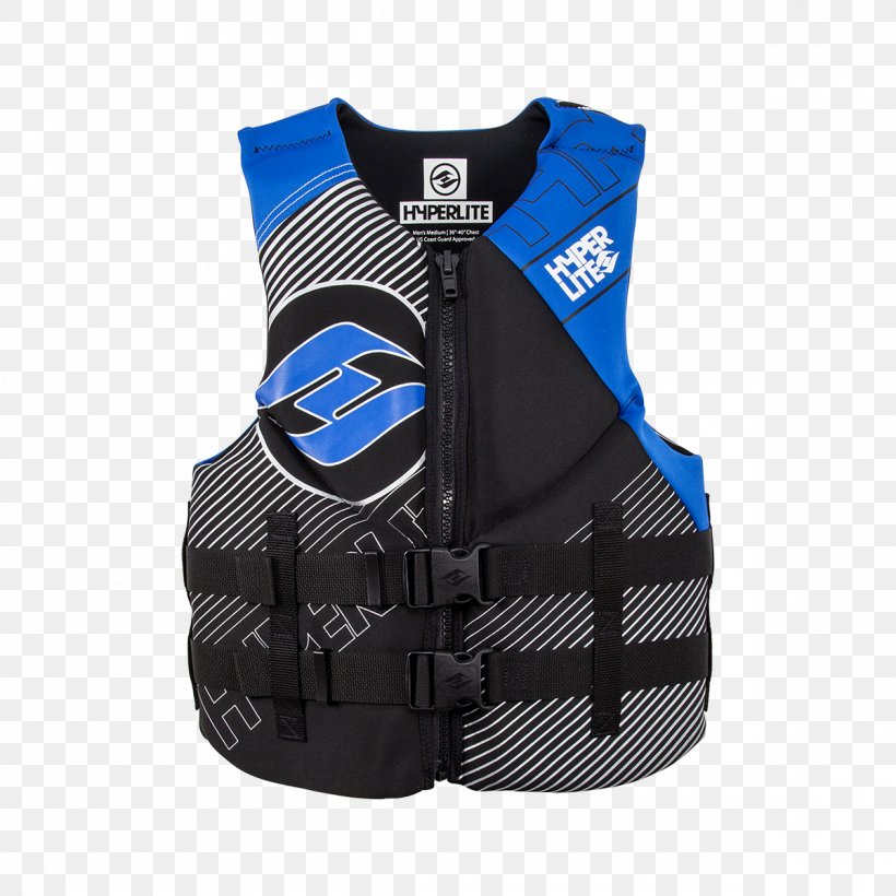 Life Jackets Hyperlite Wake Mfg. Hyperlite Indy Life Vest Wakeboarding Gilets, PNG, 1200x1200px, Life Jackets, Baseball Equipment, Black, Blue, Electric Blue Download Free