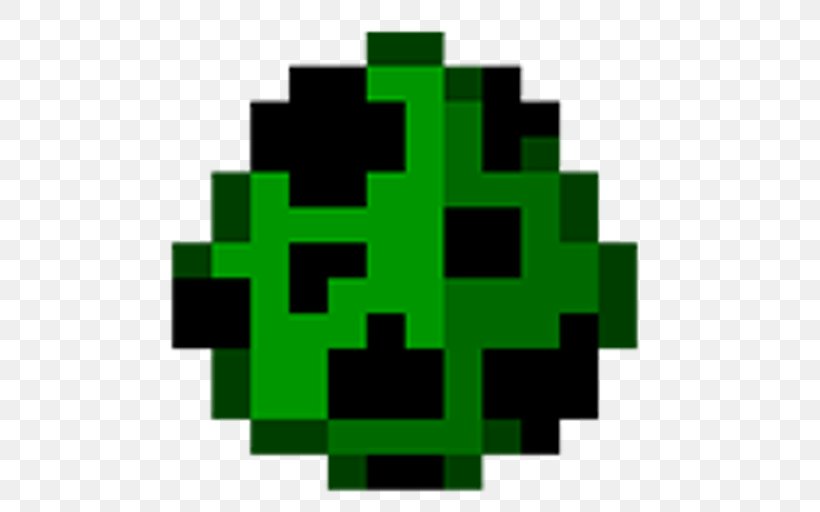 Minecraft: Story Mode Creeper Spawn Egg Video Game, PNG, 512x512px, Minecraft, Creeper, Egg, Grass, Green Download Free