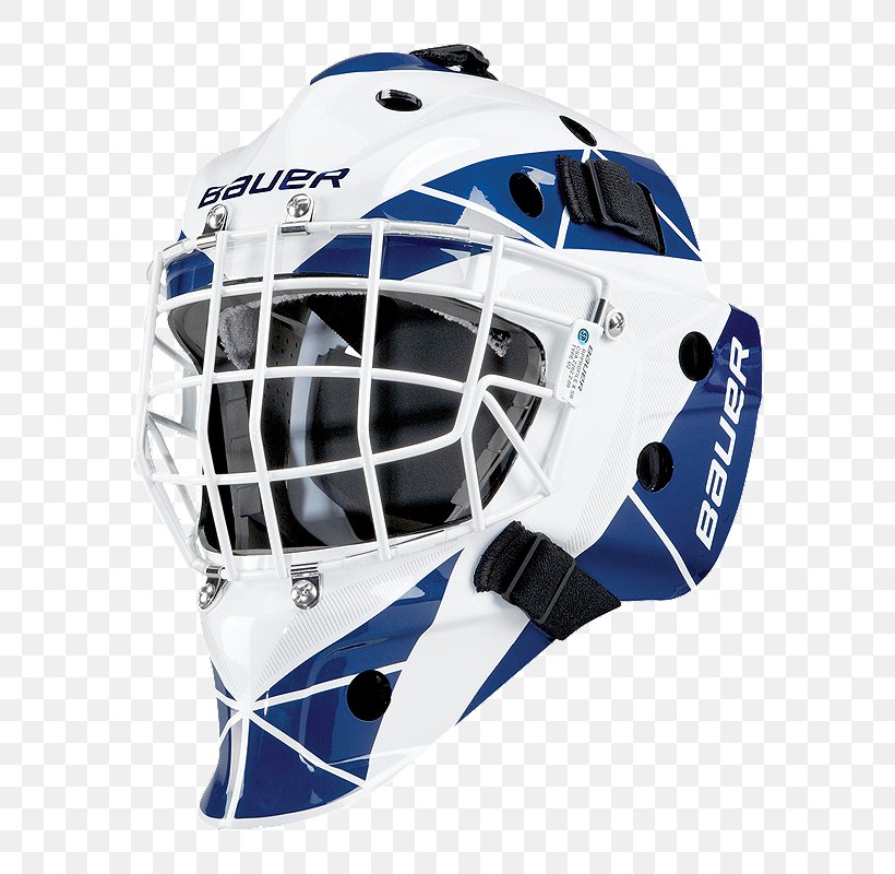 Goaltender Mask Ice Hockey Bauer Hockey, PNG, 800x800px, Goaltender Mask, Baseball Equipment, Baseball Protective Gear, Bauer Hockey, Bicycle Clothing Download Free