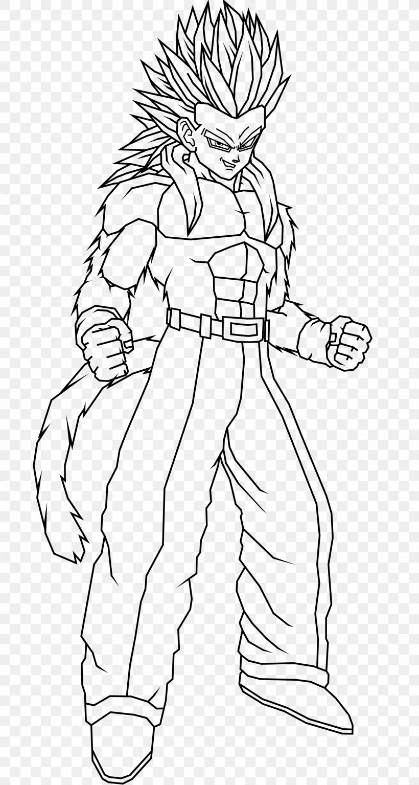 Gohan Goku Trunks Gogeta Goten, PNG, 2094x3922px, Gohan, Arm, Artwork, Black And White, Clothing Download Free