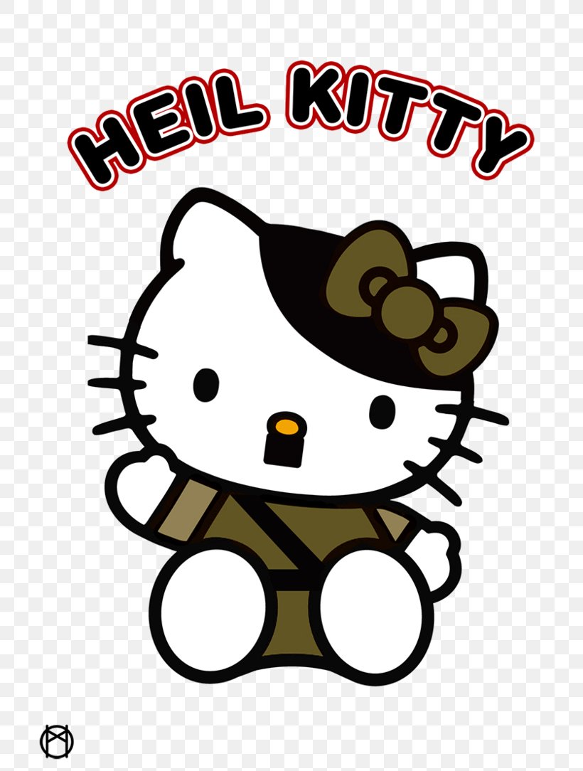 Hello Kitty Drawing Cartoon Clip Art, PNG, 737x1084px, Watercolor, Cartoon, Flower, Frame, Heart Download Free