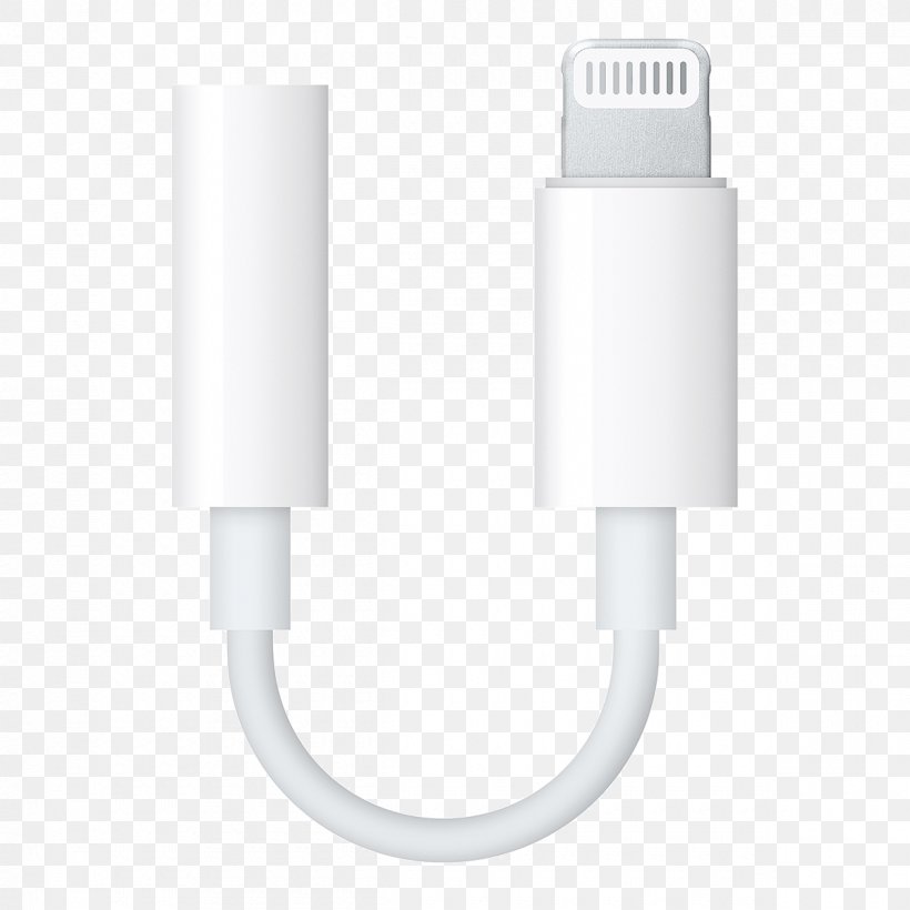 IPhone 7 Plus IPhone 8 Plus Lightning Phone Connector Apple Earbuds, PNG, 1200x1200px, Iphone 7 Plus, Adapter, Apple, Apple Earbuds, Cable Download Free