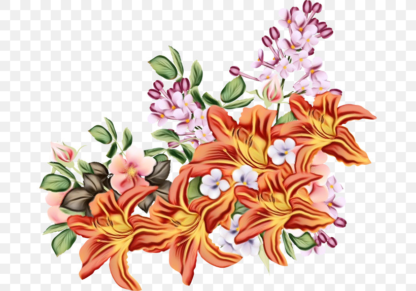 Floral Design, PNG, 666x574px, Watercolor, Biology, Creativity, Cut Flowers, Flora Download Free
