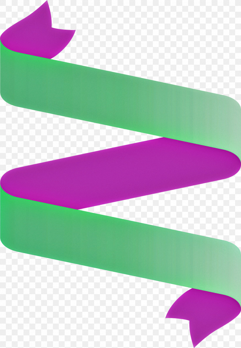Ribbon Multiple Ribbon, PNG, 2079x3000px, Ribbon, Green, Line, Logo, Magenta Download Free