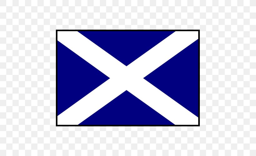 Flag Of Scotland Saltire Flag Of The United Kingdom, PNG, 500x500px, Scotland, Andrew, Area, Blue, Cobalt Blue Download Free