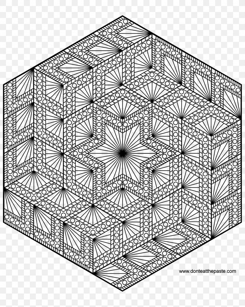 Coloring Book Mandala Hexagon Child Drawing, PNG, 1280x1600px, Coloring Book, Adult, Black And White, Book, Child Download Free