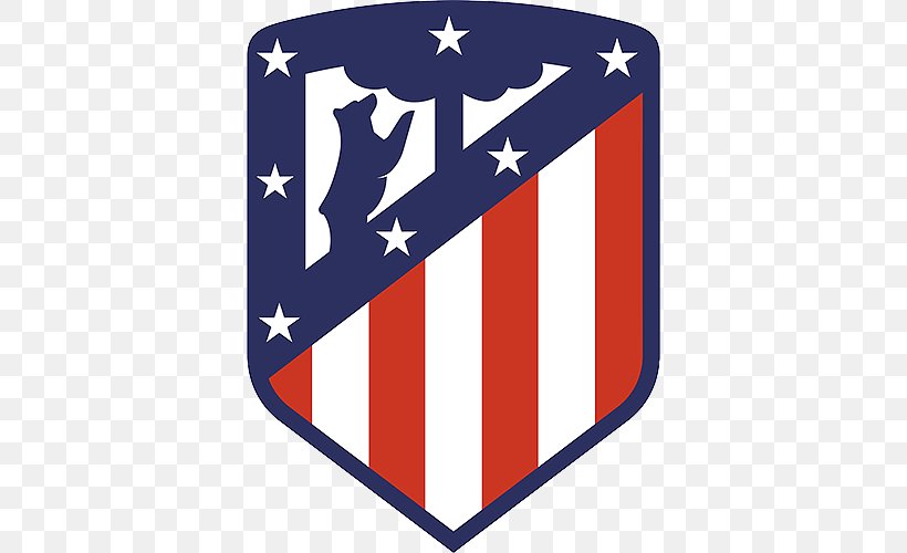 La Liga Atletico Madrid Store Football UEFA Champions League Real Madrid C.F., PNG, 500x500px, La Liga, Antoine Griezmann, Crest, Electric Blue, Emblem Download Free