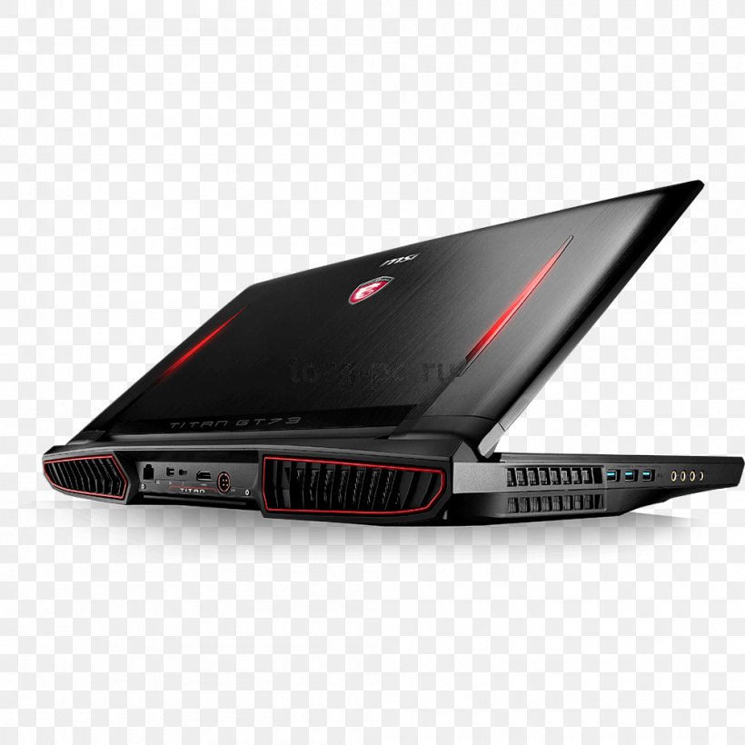 MSI GT83VR Titan SLI Kaby Lake Intel Core I7 MSI GT73 Titan Laptop, PNG, 1000x1000px, Msi Gt83vr Titan Sli, Central Processing Unit, Computer, Electronic Device, Geforce Download Free