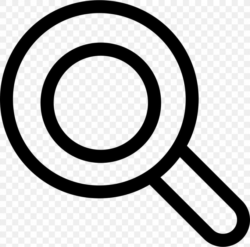 Magnifying Glass Clip Art, PNG, 980x970px, Magnifying Glass, Area, Black And White, Document, Glass Download Free