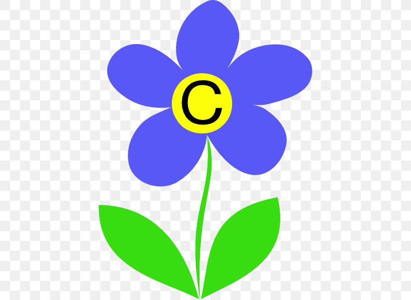 Flower Blue Clip Art, PNG, 426x598px, Flower, Area, Art, Artwork, Blue Download Free