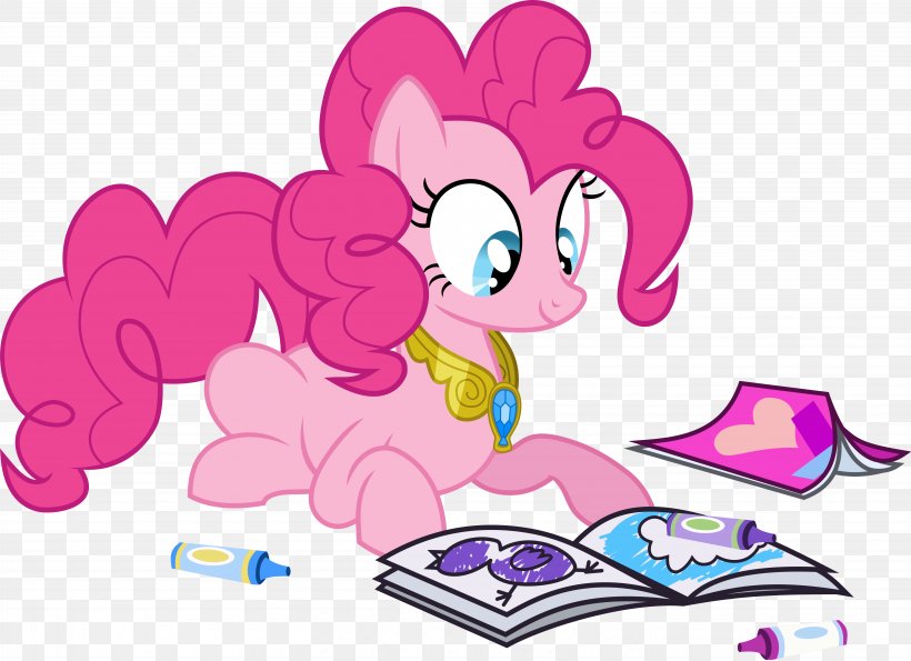 Pinkie Pie My Little Pony Rarity Twilight Sparkle, PNG, 6114x4437px, Watercolor, Cartoon, Flower, Frame, Heart Download Free