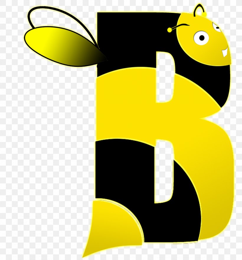 western honey bee letter alphabet spelling png