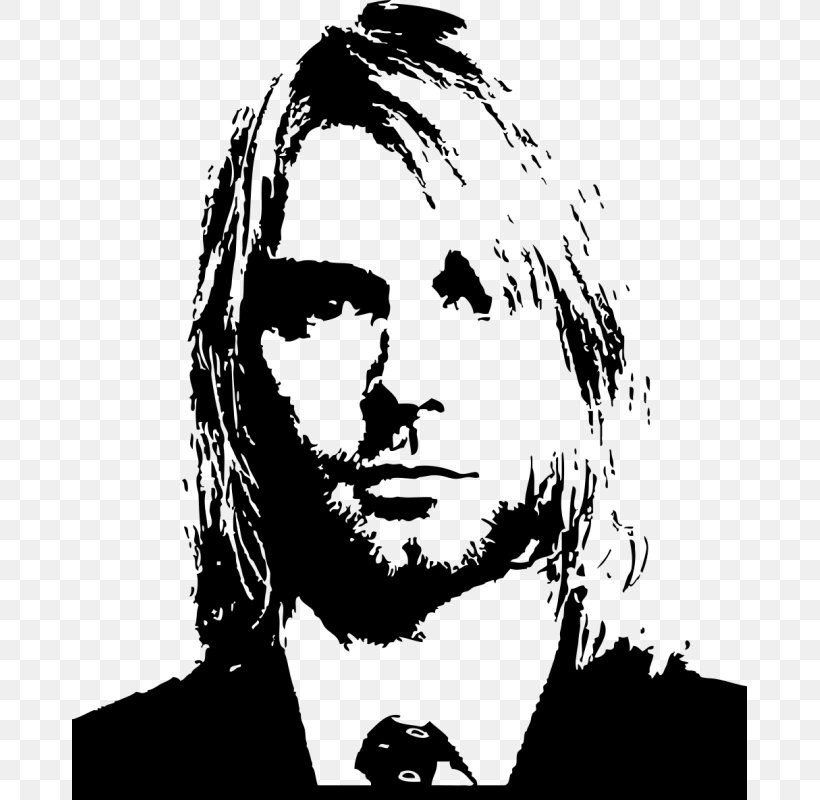 Kurt Cobain Silhouette Artist Musician, PNG, 800x800px, Watercolor, Cartoon, Flower, Frame, Heart Download Free