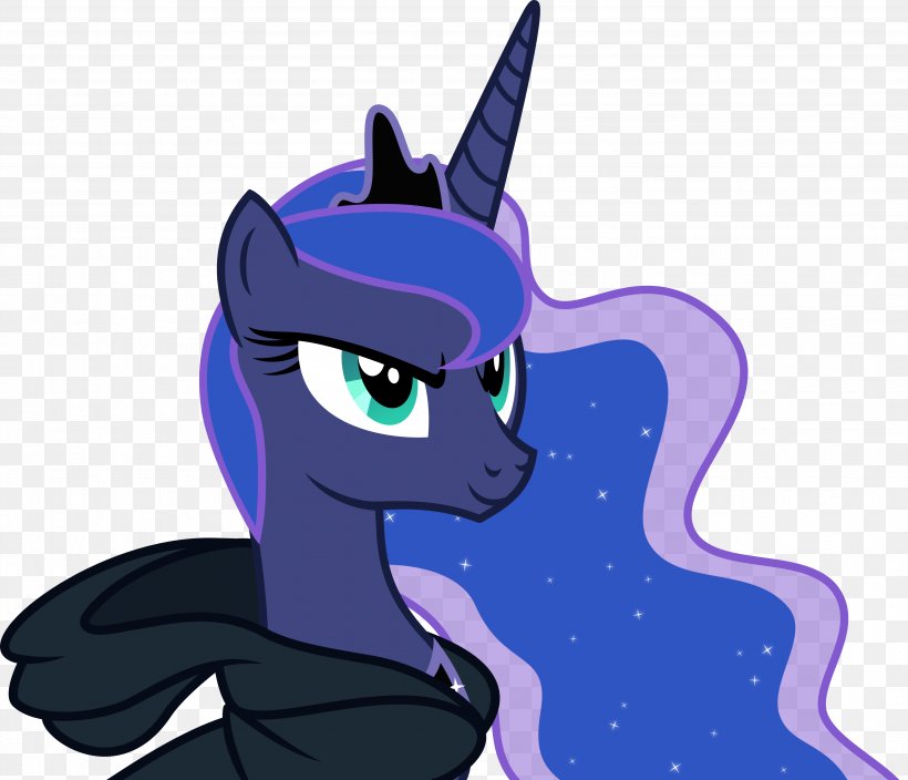 Princess Luna Twilight Sparkle Princess Celestia Applejack Pony, PNG, 3785x3250px, Princess Luna, Applejack, Cartoon, Cobalt Blue, Electric Blue Download Free