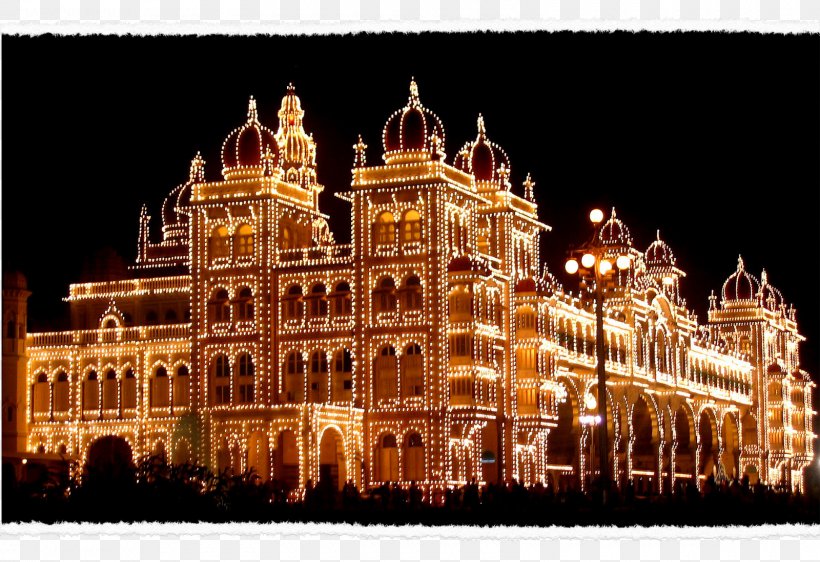 Mysore Palace Chamundeshwari Temple Brindavan Gardens Chamundi Hills Mysore Dasara, PNG, 1600x1098px, Mysore Palace, Brindavan Gardens, Building, Chamundi Hills, Dussehra Download Free