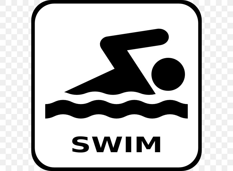 Swimming At The Summer Olympics Clip Art, PNG, 600x600px, Swimming, Area, Black, Black And White, Blog Download Free