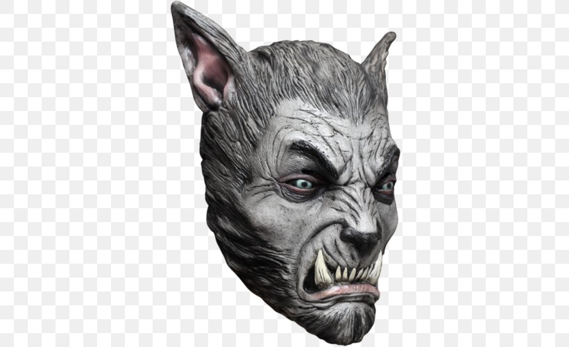 Werewolf Mask Halloween Disguise Horror, PNG, 500x500px, Werewolf, Costume, Disguise, Face, Fictional Character Download Free