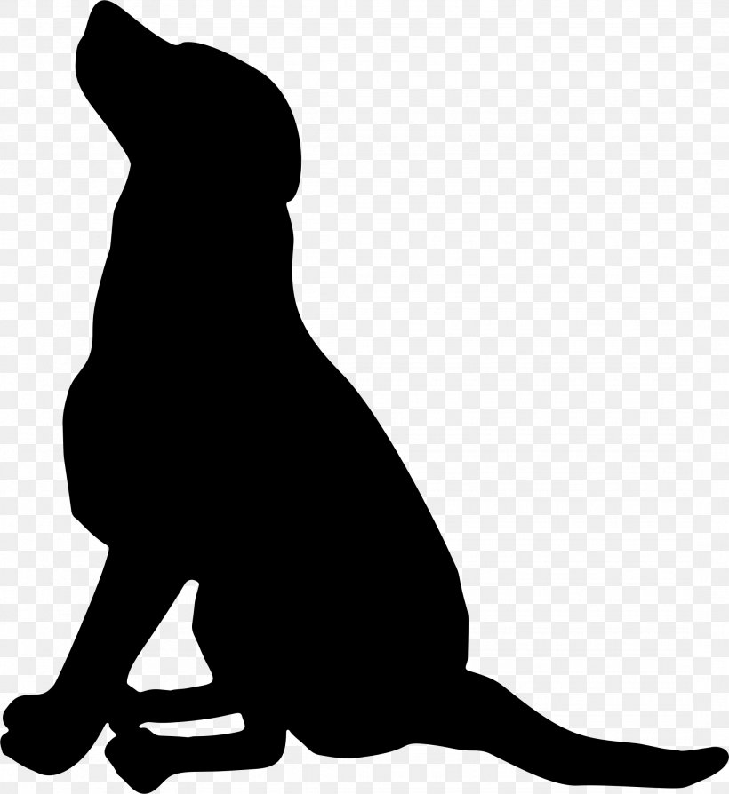 Labrador Retriever Silhouette Clip Art, PNG, 2156x2352px, Labrador Retriever, Black, Black And White, Carnivoran, Cat Download Free