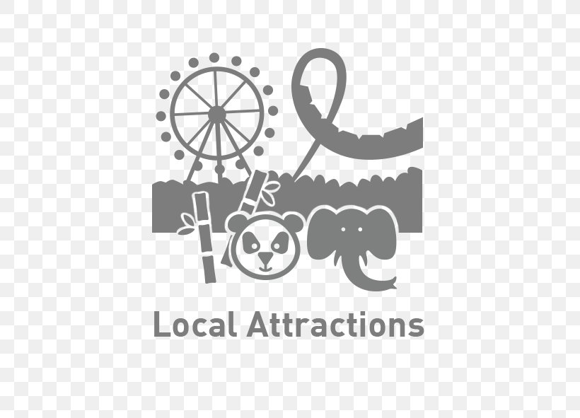 Local Attractions, PNG, 591x591px, Logo, Area, Black And White, Brand, Diagram Download Free