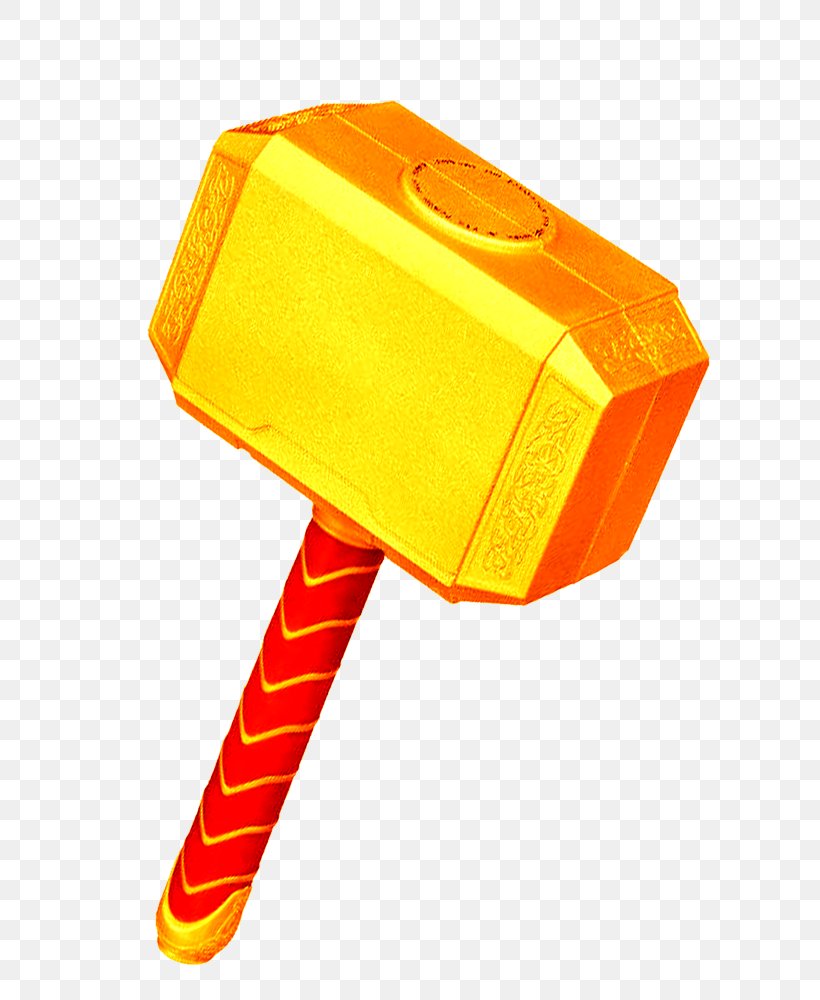 Thor Hammer Download, PNG, 600x1000px, Thor, Hammer, Law Of The Instrument, Material, Orange Download Free