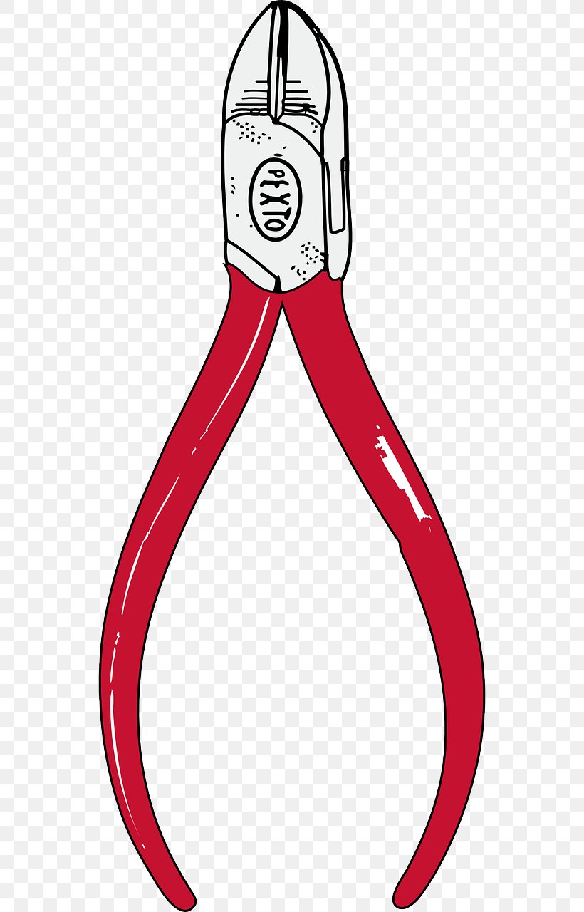 Diagonal Pliers Needle-nose Pliers Tool Clip Art, PNG, 640x1280px, Pliers, Area, Cutting Tool, Diagonal Pliers, Needlenose Pliers Download Free