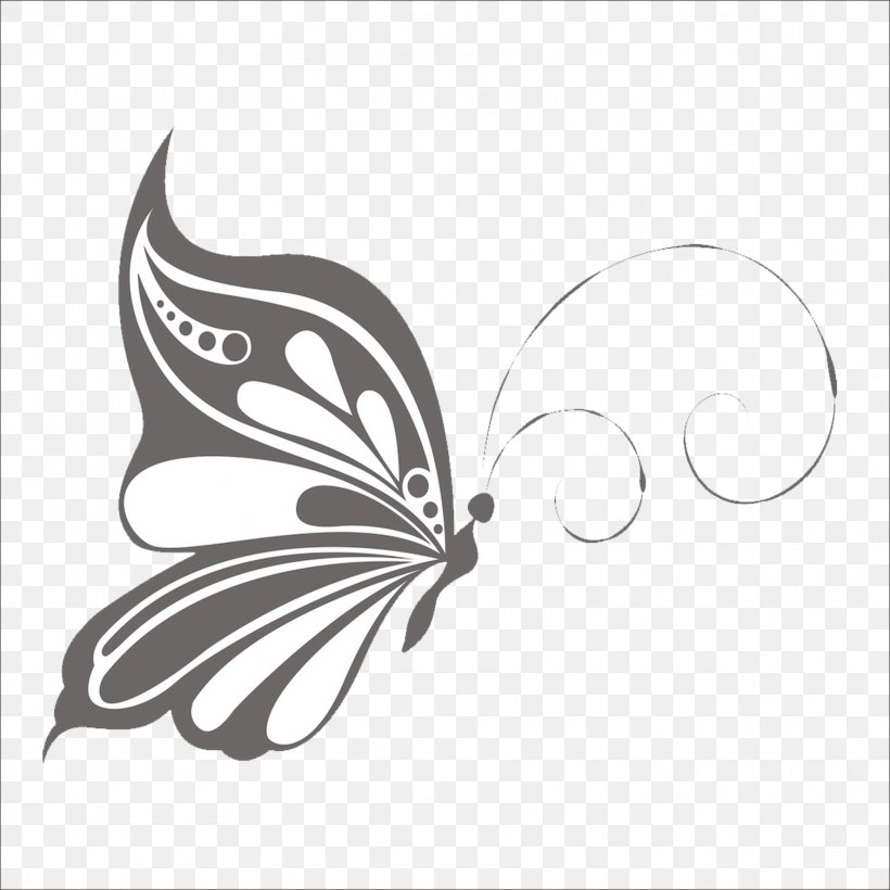 Butterfly Painting, PNG, 1773x1773px, Butterfly, Art, Black And White, Butterfly Net, Drawing Download Free