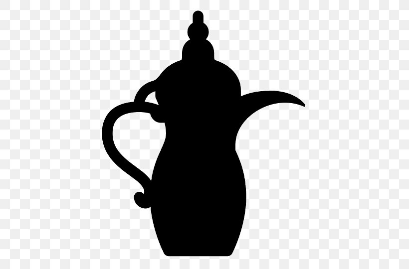 Arabic Coffee Turkish Coffee Cafe Clip Art, PNG, 540x540px, Arabic Coffee, Black, Black And White, Cafe, Cafeteira Download Free