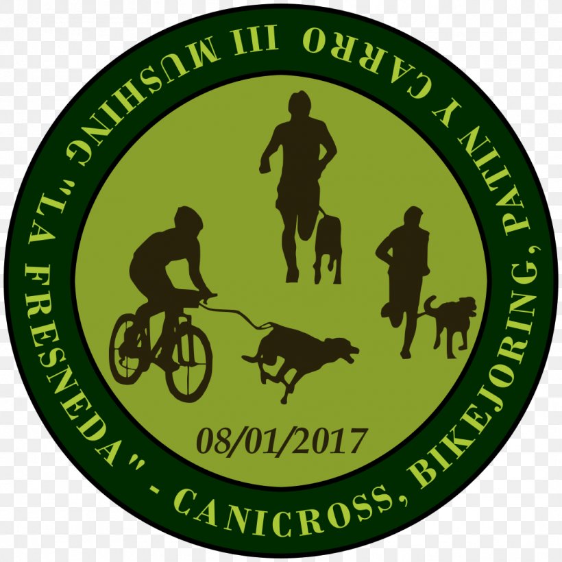 Canicross Mushing Siero Bikejoring Dog, PNG, 1063x1063px, Canicross, Asturias, Badge, Bikejoring, Brand Download Free