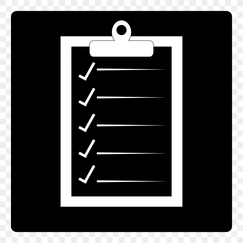 Clipboard Symbol, PNG, 2000x2000px, Clipboard, Black, Black And White, Editing, Goal Download Free
