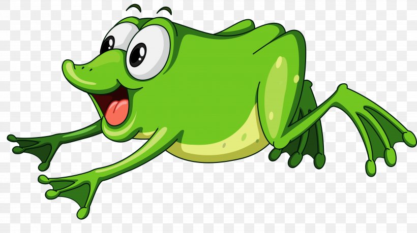 Frog Clip Art, PNG, 4882x2736px, Frog, Amphibian, Art, Cartoon, Fictional Character Download Free