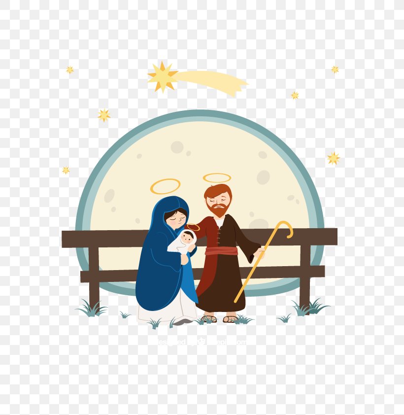 Nativity Of Jesus Cartoon Illustration, PNG, 595x842px, Nativity Of Jesus, Art, Cartoon, Child Jesus, Christ Download Free