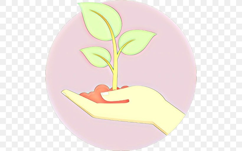 Pink Leaf Cartoon Plant Tree, PNG, 512x512px, Cartoon, Leaf, Pink, Plant, Plate Download Free
