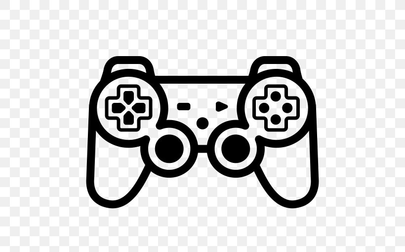 PlayStation 3 PlayStation 2 PlayStation 4 Game Controllers, PNG, 512x512px, Playstation 3, Area, Black, Black And White, Dualshock Download Free