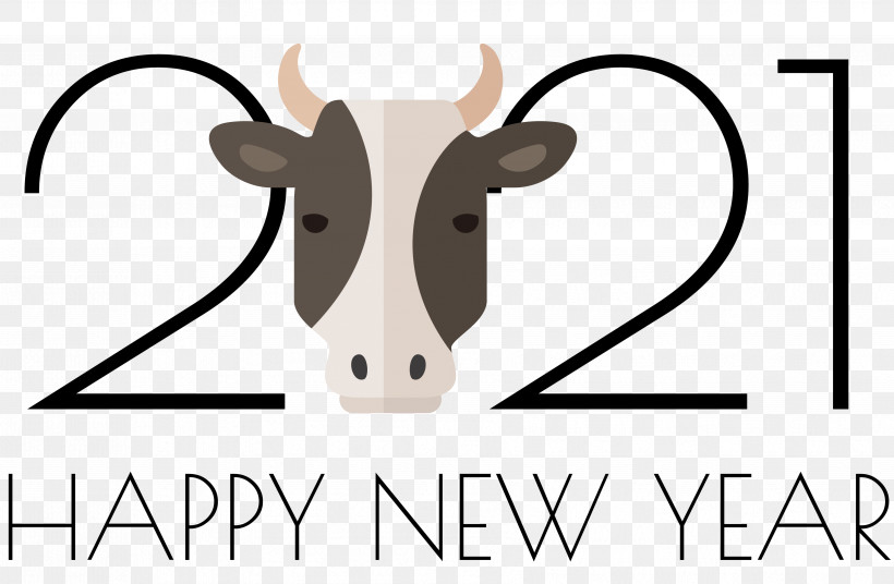 2021 Happy New Year 2021 New Year, PNG, 3563x2331px, 2021 Happy New Year, 2021 New Year, Cartoon, Dairy, Dairy Cattle Download Free