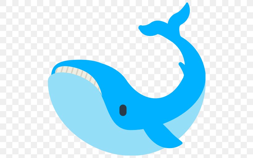 Cetacea Whale Emoji Marine Mammal Clip Art, PNG, 512x512px, Cetacea, Animal, Aqua, Azure, Beluga Whale Download Free