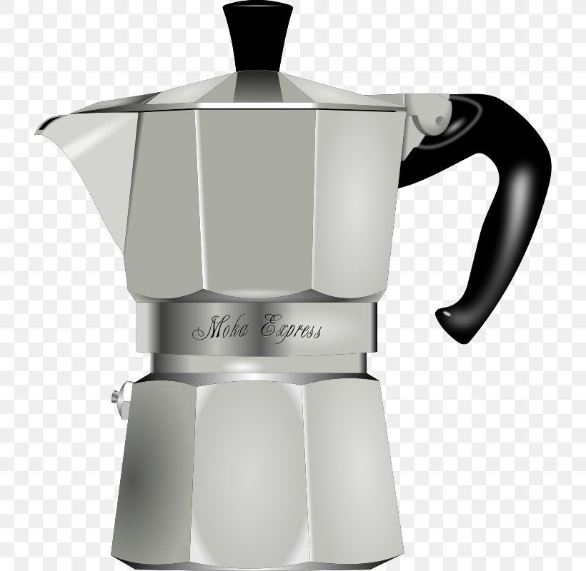 Coffeemaker Cappuccino Moka Pot Cafe, PNG, 724x800px, Coffee, Brewed Coffee, Cafe, Cappuccino, Coffee Bean Download Free