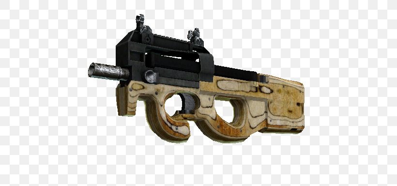 Counter-Strike: Global Offensive FN P90 Bullpup Submachine Gun, PNG, 512x384px, Watercolor, Cartoon, Flower, Frame, Heart Download Free