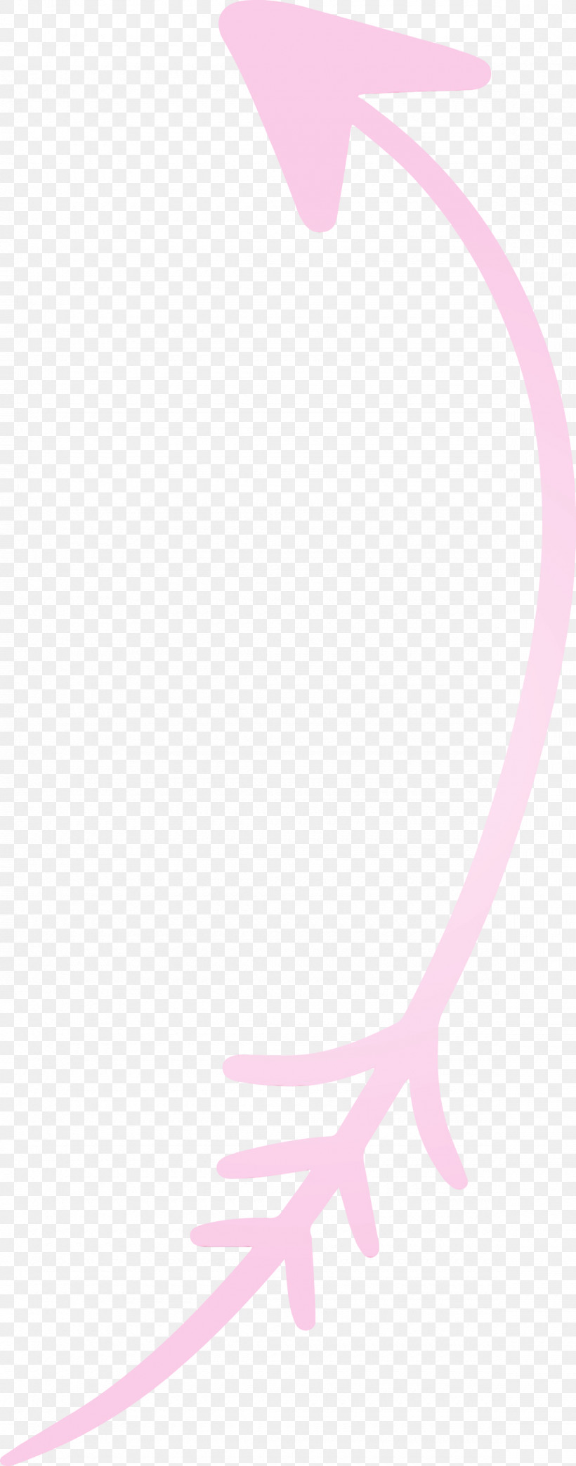Pink White Line Magenta, PNG, 1180x3000px, Simple Arrow, Heart Arrow, Line, Magenta, Paint Download Free