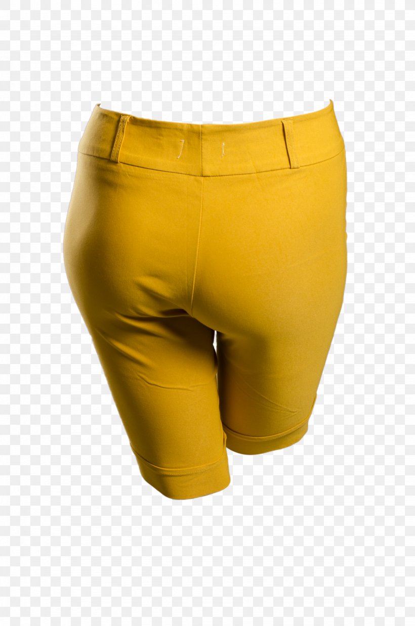 Shorts Waist, PNG, 2048x3092px, Shorts, Swim Brief, Trousers, Waist, Yellow Download Free