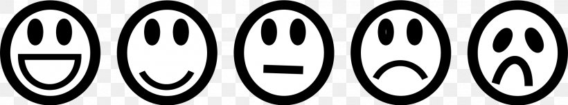 Smiley Emoticon Black And White Clip Art, PNG, 2400x447px, Smiley, Black, Black And White, Brand, Emoticon Download Free