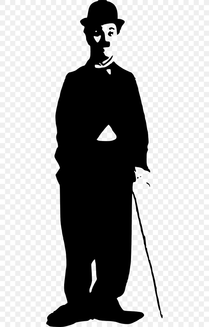 The Tramp Silent Film Comedy, PNG, 640x1280px, Tramp, Art, Black And White, Charlie Chaplin, City Lights Download Free