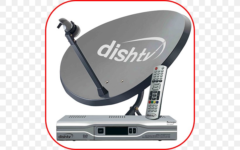 Dish TV Satellite Television Videocon D2h Direct-to-home Television In India Satellite Dish, PNG, 512x512px, Dish Tv, Cable Television, Customer Service, Directtohome Television In India, Dish Network Download Free
