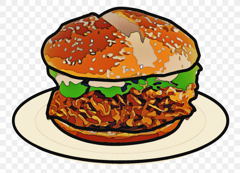 Hamburger, PNG, 1825x1320px, Hamburger, American Food, Appetizer, Baconator, Baked Goods Download Free